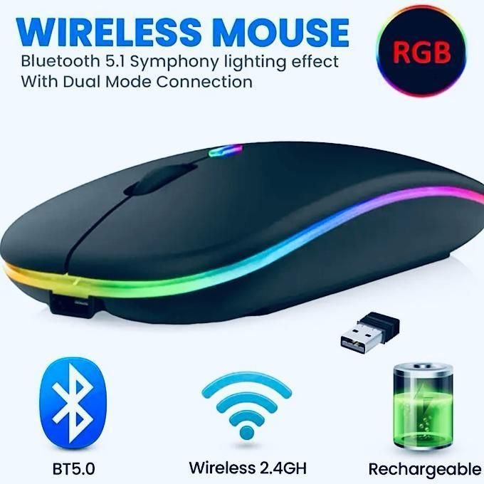 HP W10 WILELESS BLUETOOTH CODRLESS MOUSE 2.4GHZ - Image 2