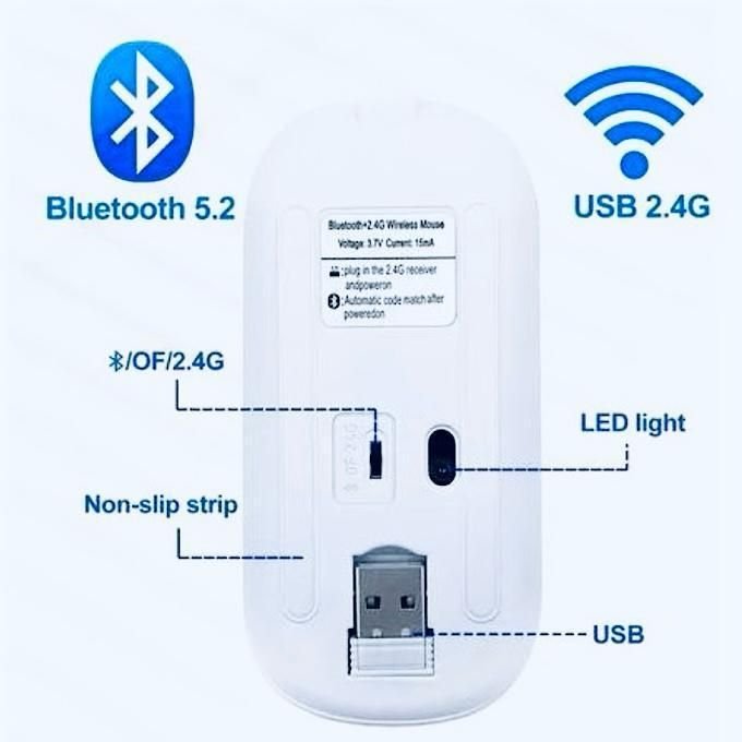 HP W10 WILELESS BLUETOOTH CODRLESS MOUSE 2.4GHZ - Image 4